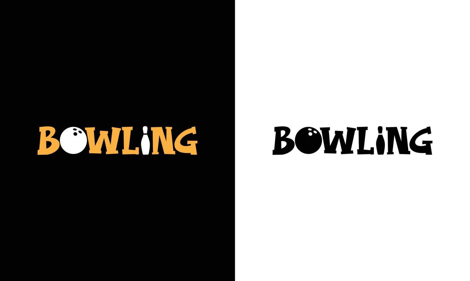 bowling Citat t skjorta design, typografi vektor