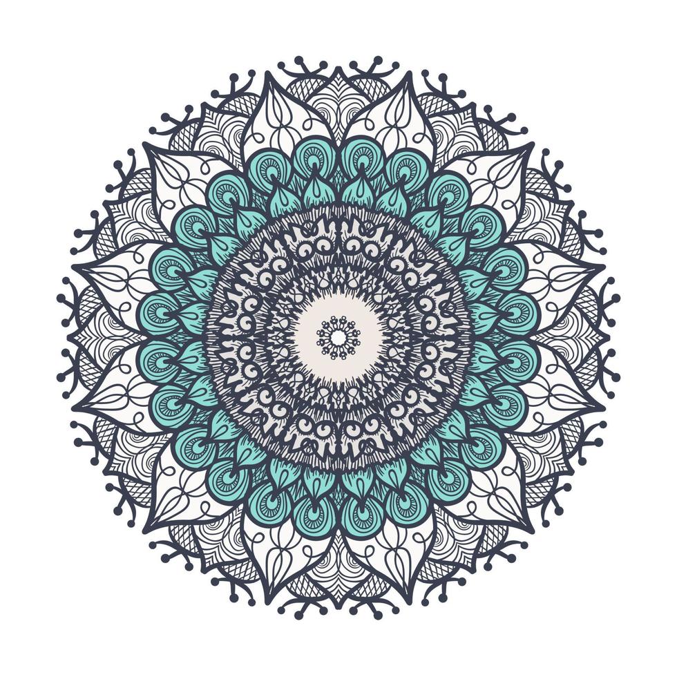 mandala linjemall vektor