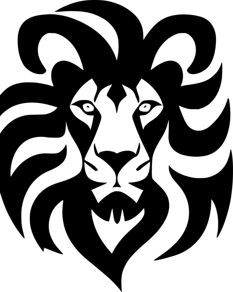 vektor illustration av lejon huvud