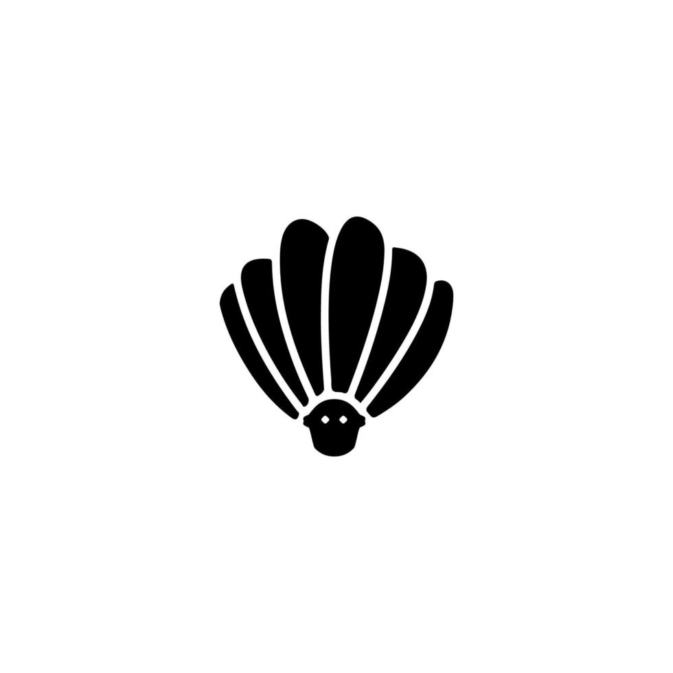 indianische Ikone. einfaches indianisches Plakat-Hintergrundsymbol im Stil. Gestaltungselement des indianischen Markenlogos. indianischer T-Shirt-Druck. vektor
