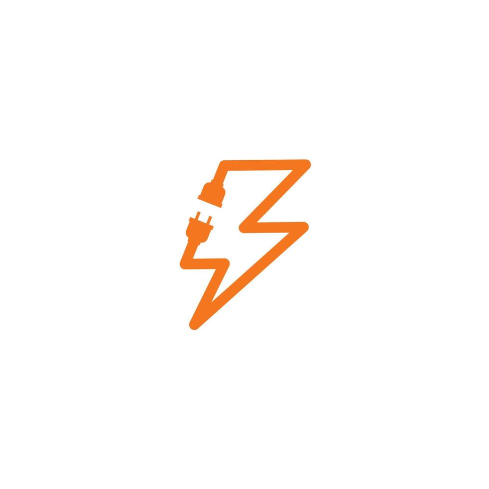 elektrische stecker logo vektor symbol illustration