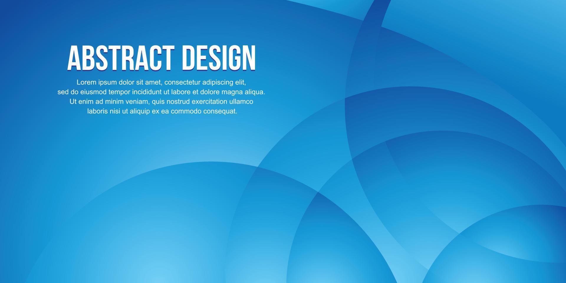 abstraktes Hintergrunddesign mit blauem Farbkonzept vektor