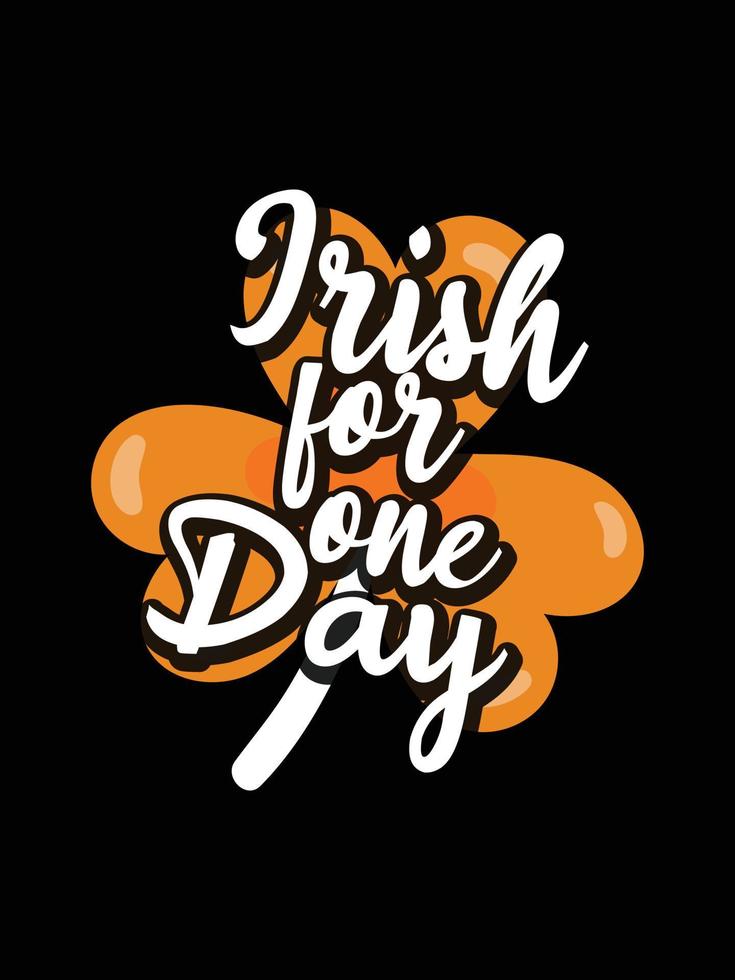 st. Patricks dag typografi färgrik irländsk Citat vektor text t skjorta design