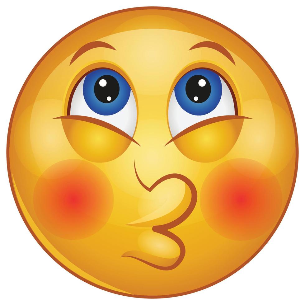 lutning Färg ikon för emoji ansikte. vektor