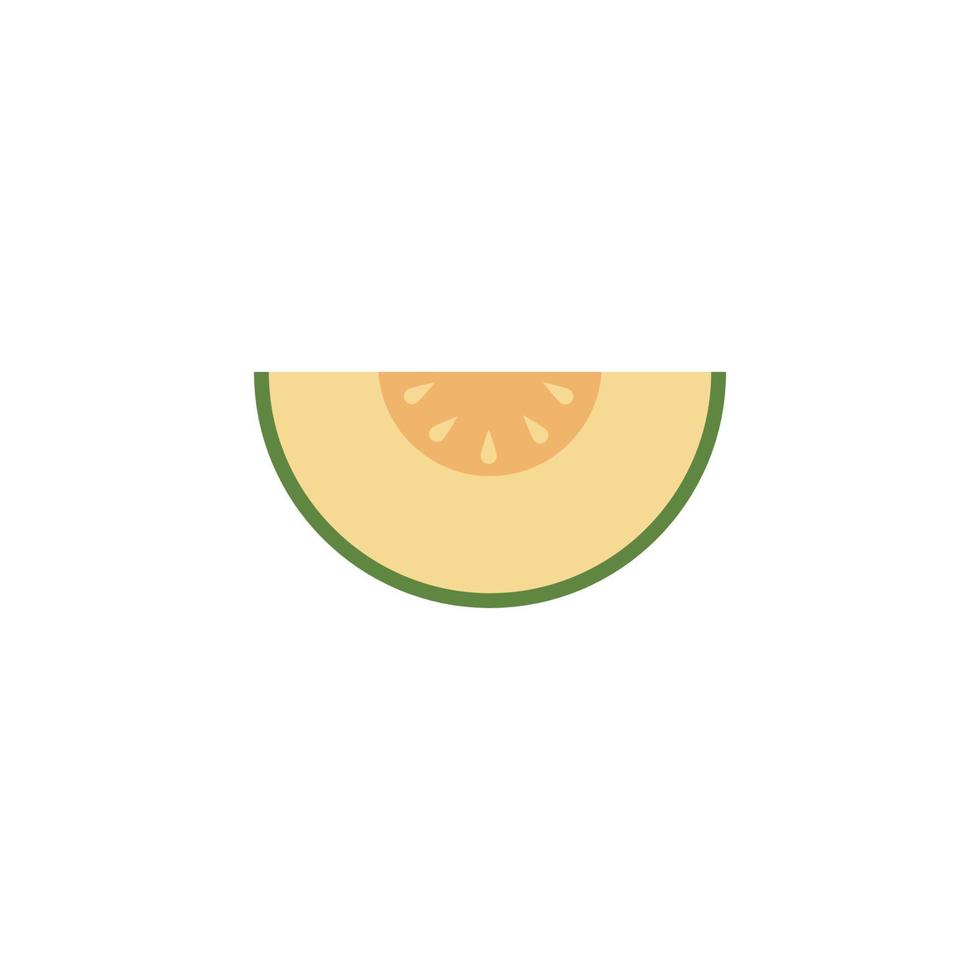 Melonen-Logo-Vektor vektor