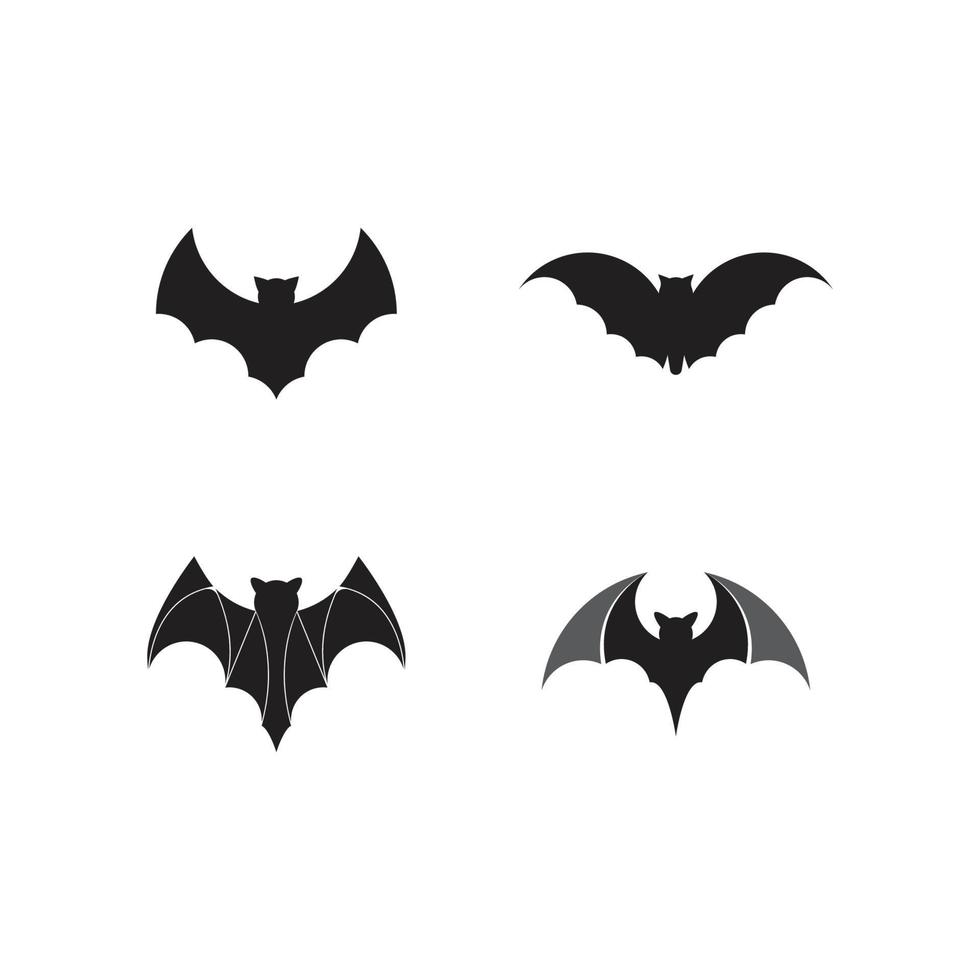 bat illustration logotyp vektor