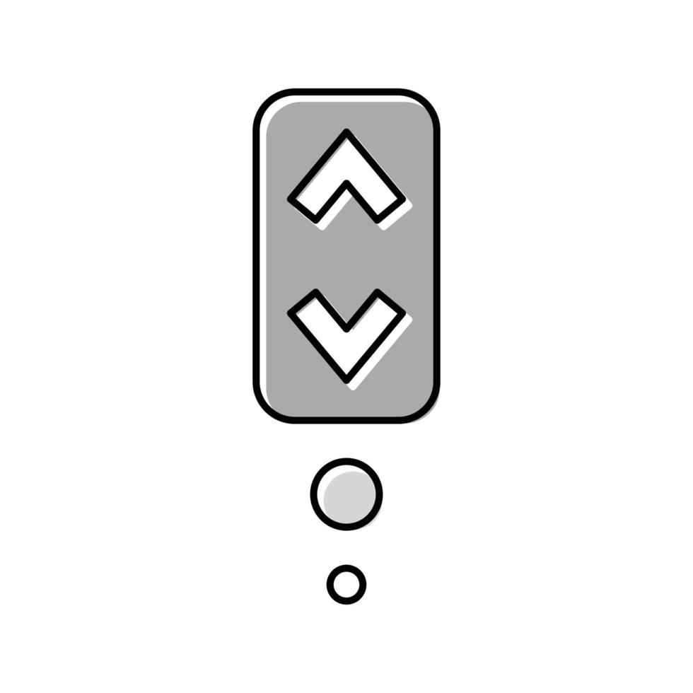 rulla symbol färg ikon vektor illustration