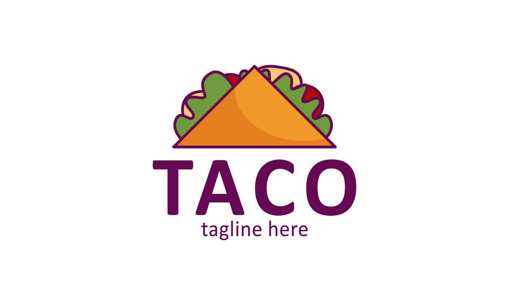 taco maskot tecknad serie vektor ikon illustration. söt taco unge karaktär med klocka