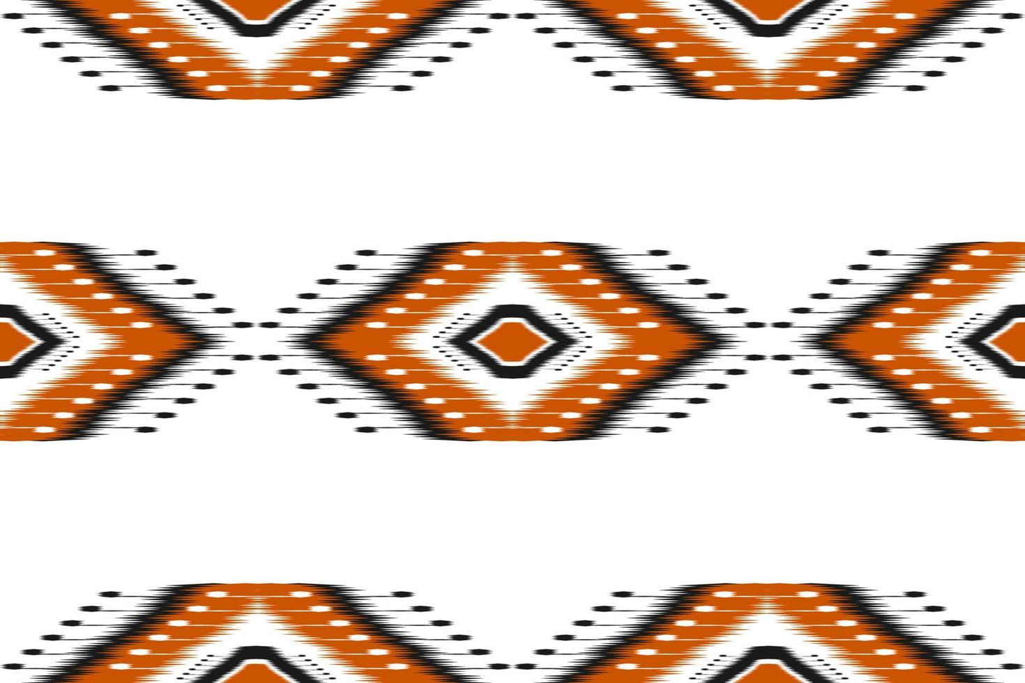 ethnisches ikat-nahtloses muster im stammes-. Aztekischer geometrischer ethnischer Ornamentdruck. Ikat-Musterstil. vektor