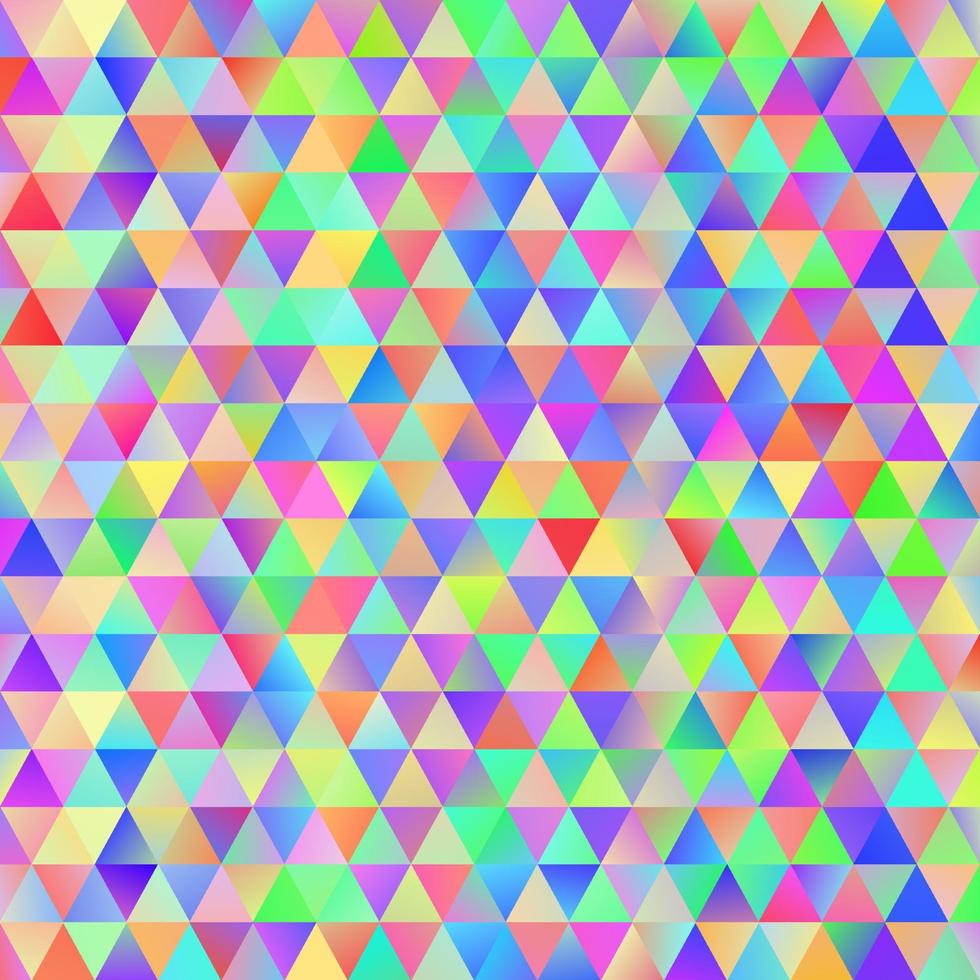 digitales buntes Muster mit unordentlichem Dreiecksgitter vektor