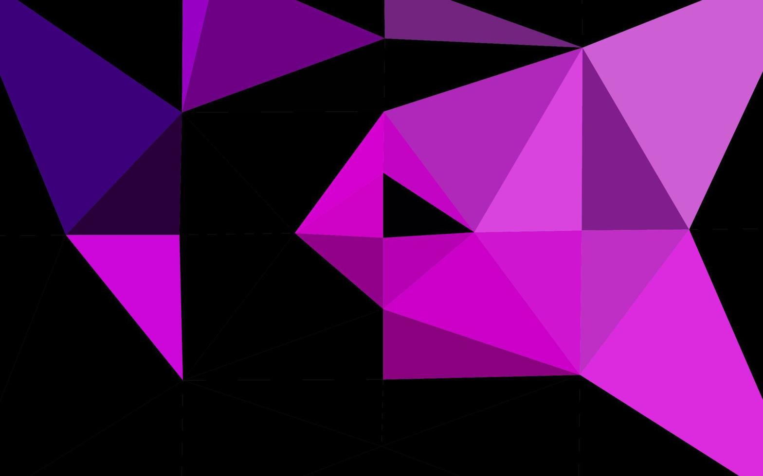 hellviolette Vektor abstrakte polygonale Abdeckung.