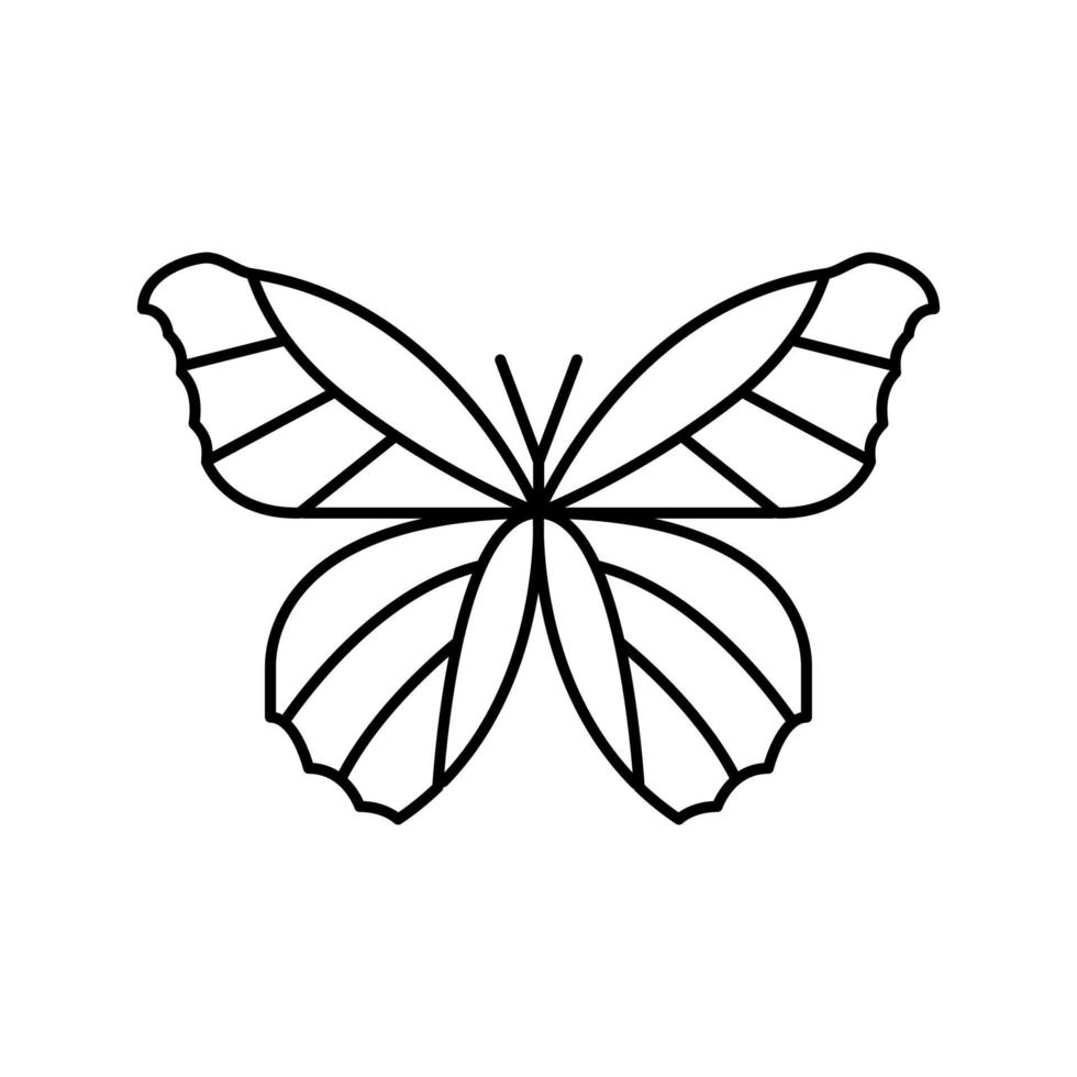 nyckelpiga insekt linje ikon vektorillustration vektor