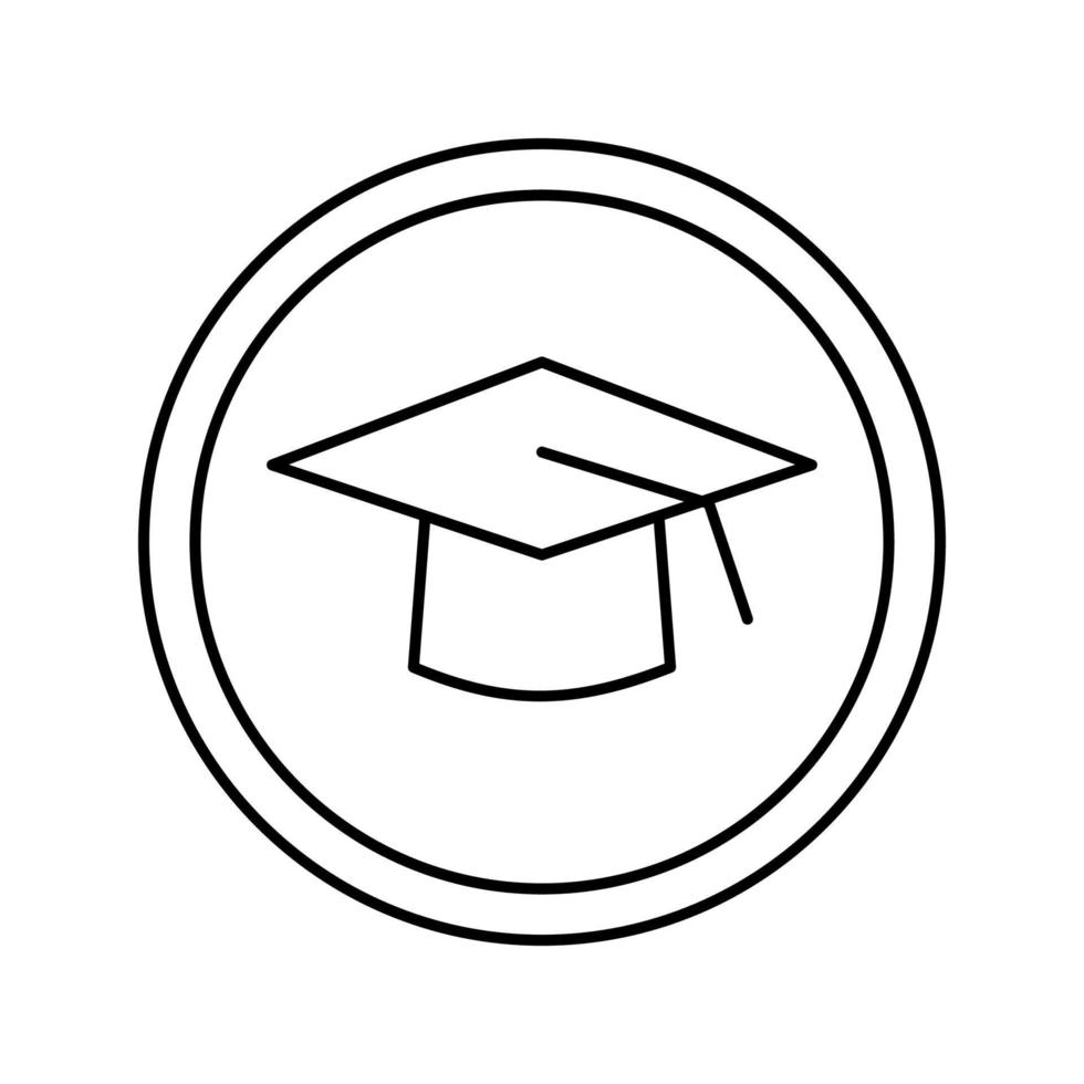 Bildung Gebäude Zeichen Symbol Leitung Vektor Illustration