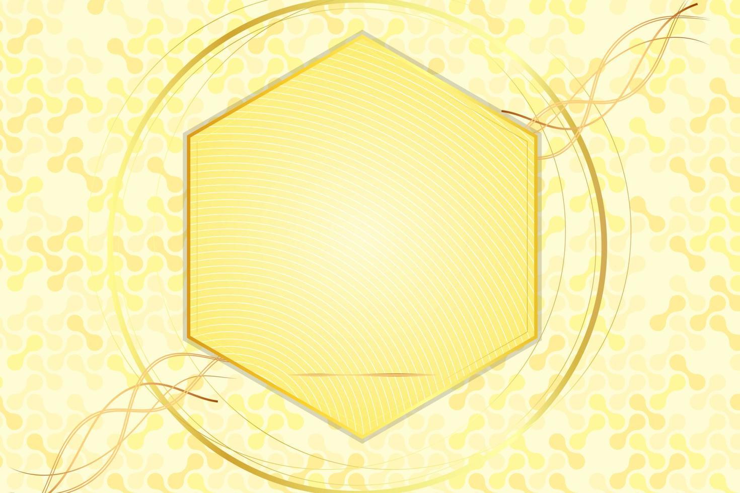 moderner luxuriöser abstrakter Hintergrund mit goldenen Linienelementen moderner Farbverlauf goldener gelber Hintergrund für Design vektor