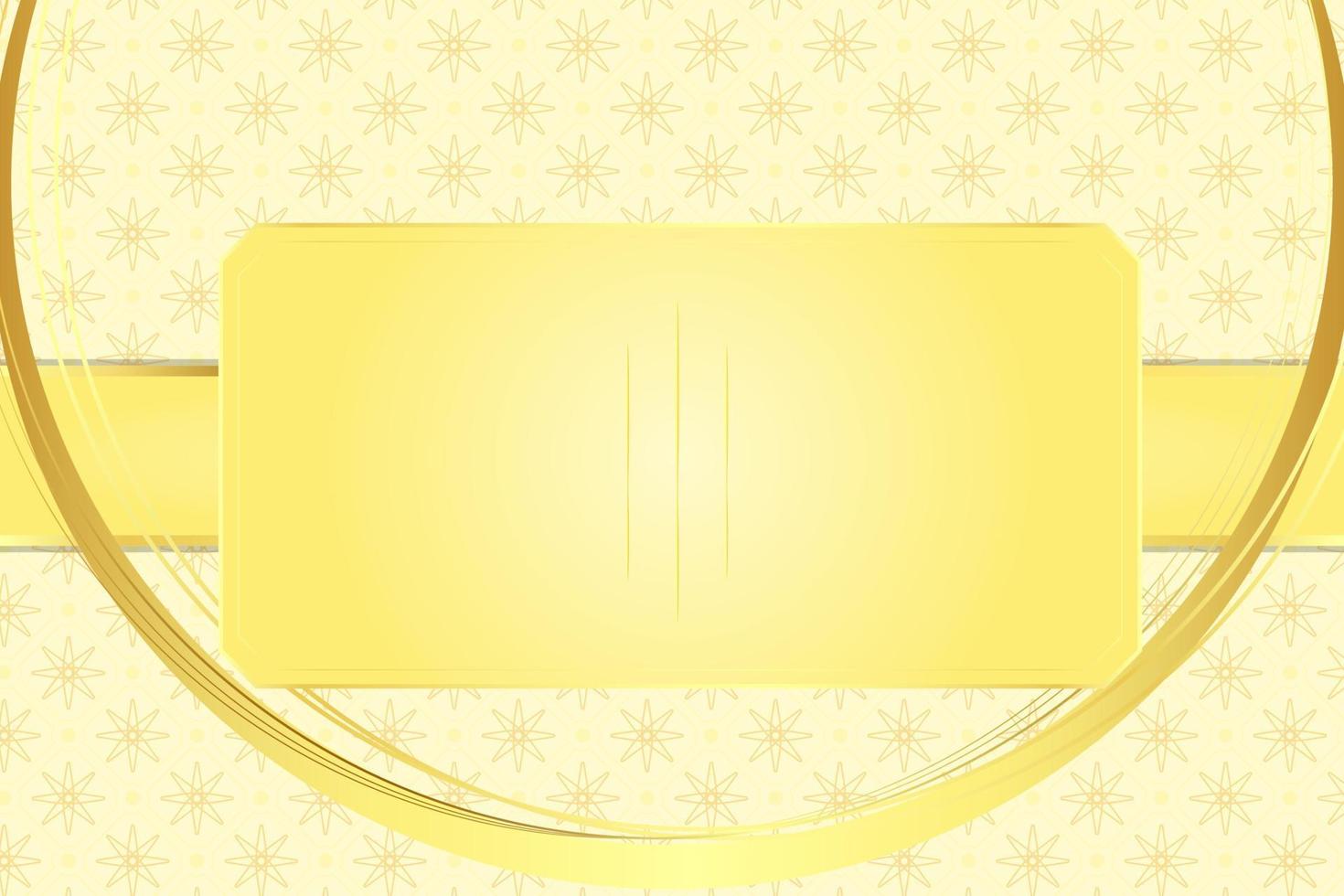 moderner luxuriöser abstrakter Hintergrund mit goldenen Linienelementen moderner Farbverlauf goldener gelber Hintergrund für Design vektor