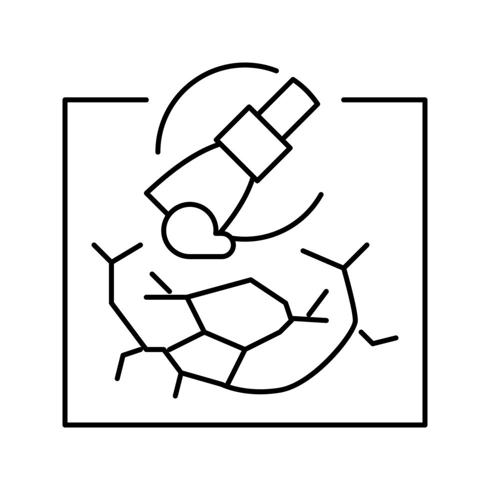 Trockenbau-Reparaturlinie Symbol-Vektor-Illustration vektor