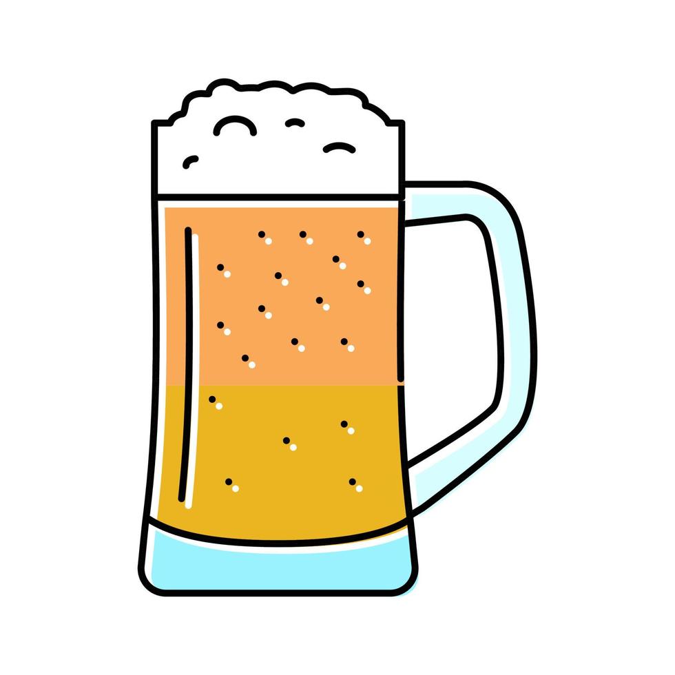 bier getränk getränk farbe symbol vektor illustration