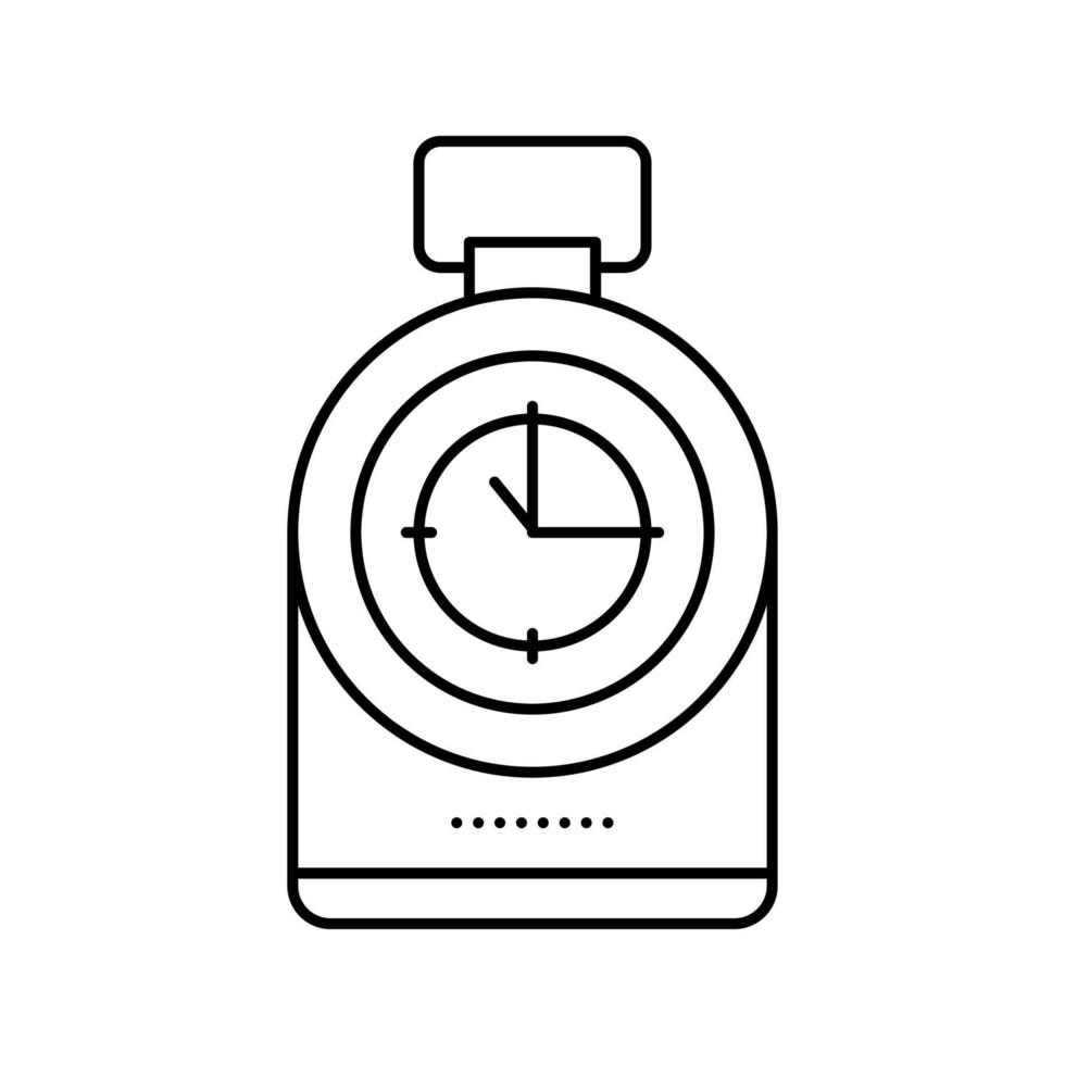 Kompass Werkzeuglinie Symbol Vektor Illustration