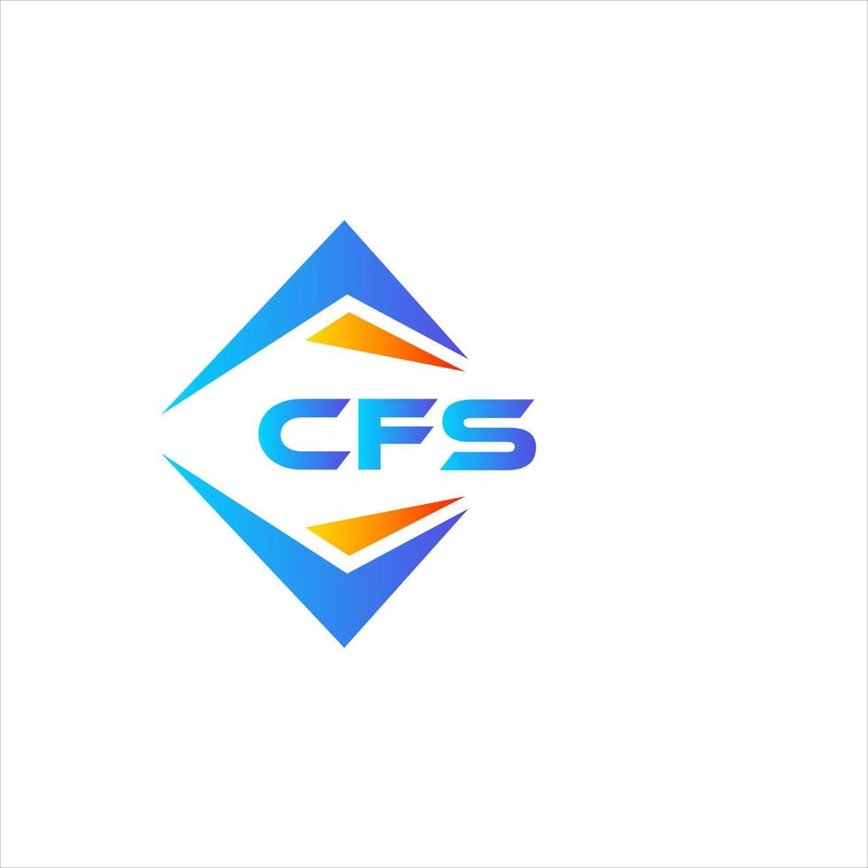 cfs abstrakt teknologi logotyp design på vit bakgrund. cfs kreativ initialer brev logotyp begrepp. vektor