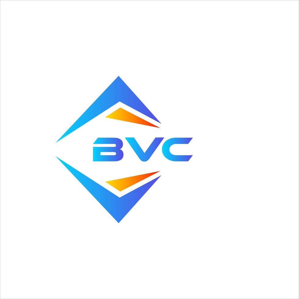 Bvc abstraktes Technologie-Logo-Design auf weißem Hintergrund. bvc kreative Initialen schreiben Logo-Konzept. vektor