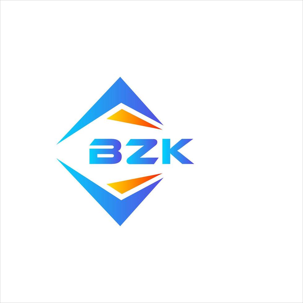 bzk abstrakt teknologi logotyp design på vit bakgrund. bzk kreativ initialer brev logotyp begrepp. vektor