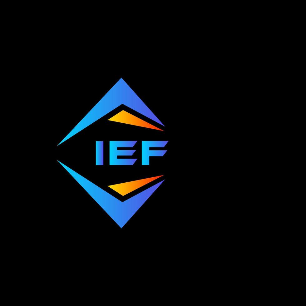 ief abstrakt teknologi logotyp design på vit bakgrund. ief kreativ initialer brev logotyp begrepp. vektor