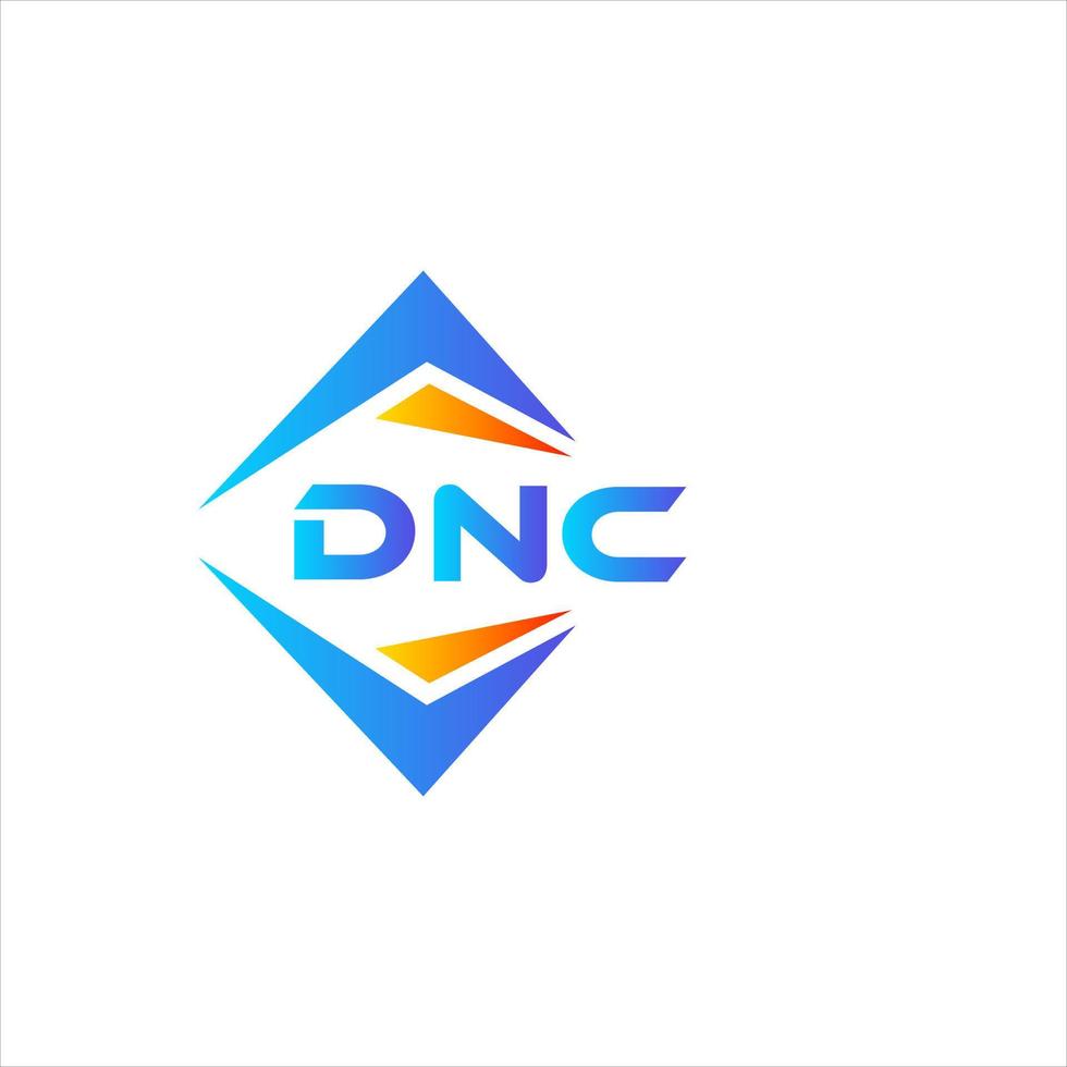 dnc abstrakt teknologi logotyp design på vit bakgrund. dnc kreativ initialer brev logotyp begrepp. vektor