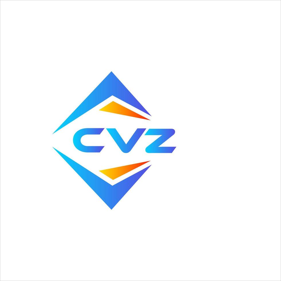cvz abstrakt teknologi logotyp design på vit bakgrund. cvz kreativ initialer brev logotyp begrepp. vektor