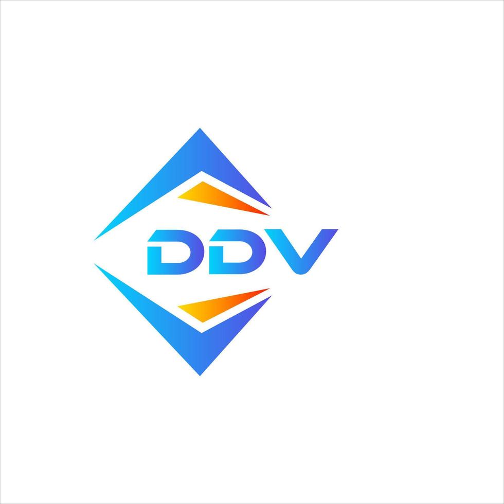 ddv abstraktes Technologie-Logo-Design auf weißem Hintergrund. ddv kreative Initialen schreiben Logo-Konzept. vektor