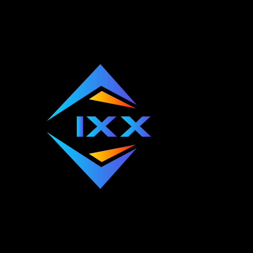 ixx abstraktes Technologie-Logo-Design auf weißem Hintergrund. ixx kreative Initialen schreiben Logo-Konzept. vektor