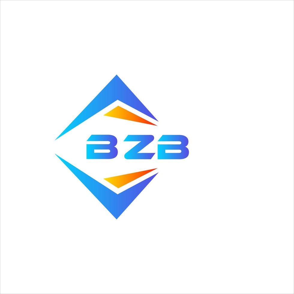 bzb abstrakt teknologi logotyp design på vit bakgrund. bzb kreativ initialer brev logotyp begrepp. vektor