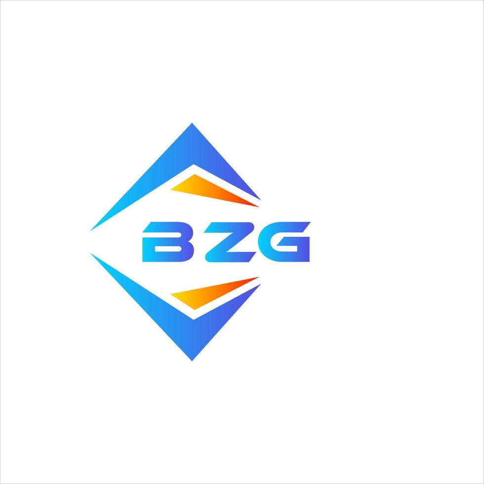 bzg abstrakt teknologi logotyp design på vit bakgrund. bzg kreativ initialer brev logotyp begrepp. vektor