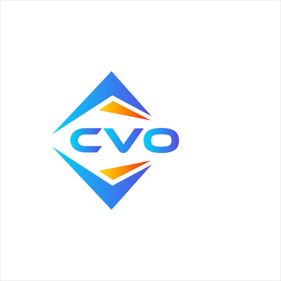 cvo abstrakt teknologi logotyp design på vit bakgrund. cvo kreativ initialer brev logotyp begrepp. vektor