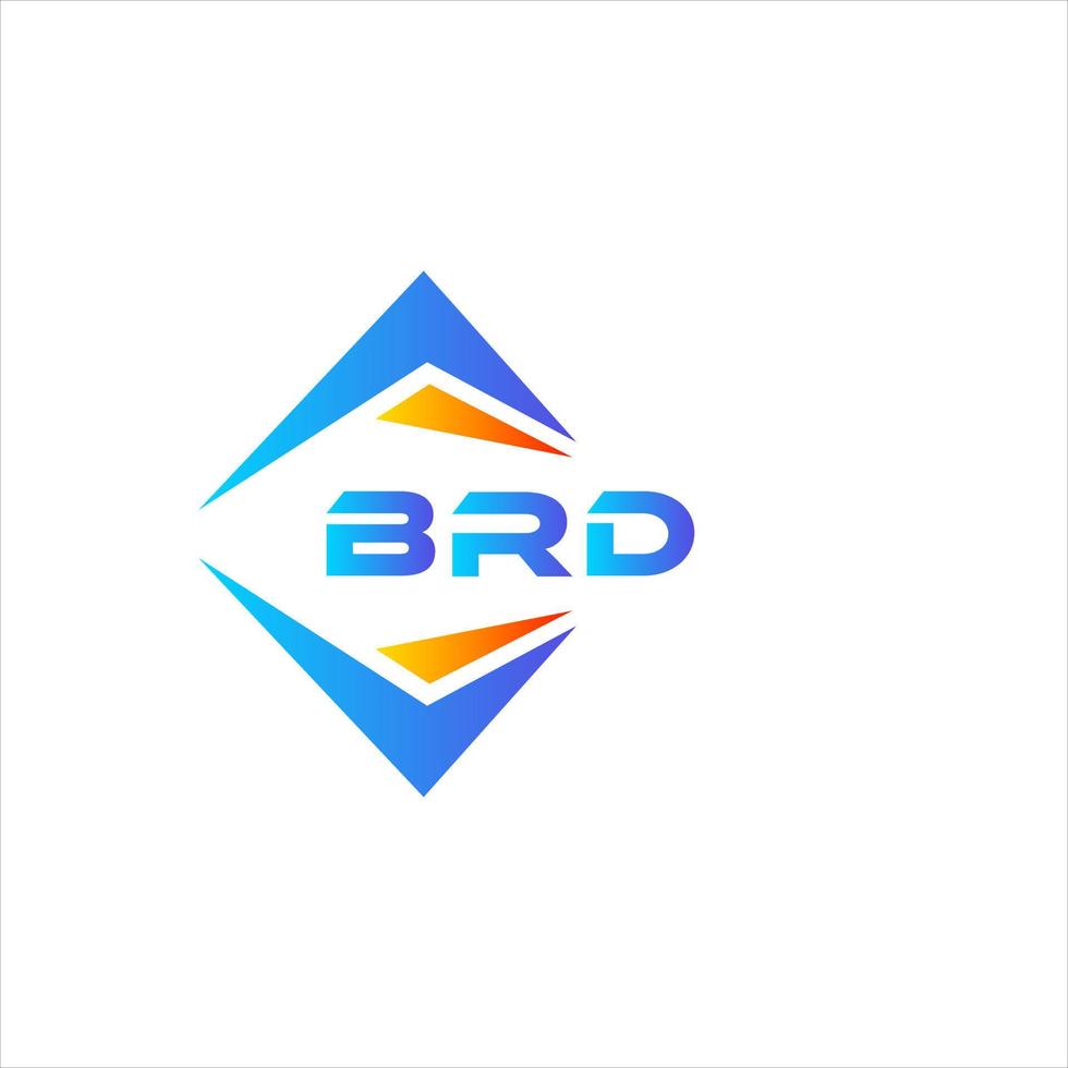 brd abstraktes Technologie-Logo-Design auf weißem Hintergrund. brd kreative Initialen schreiben Logo-Konzept. vektor