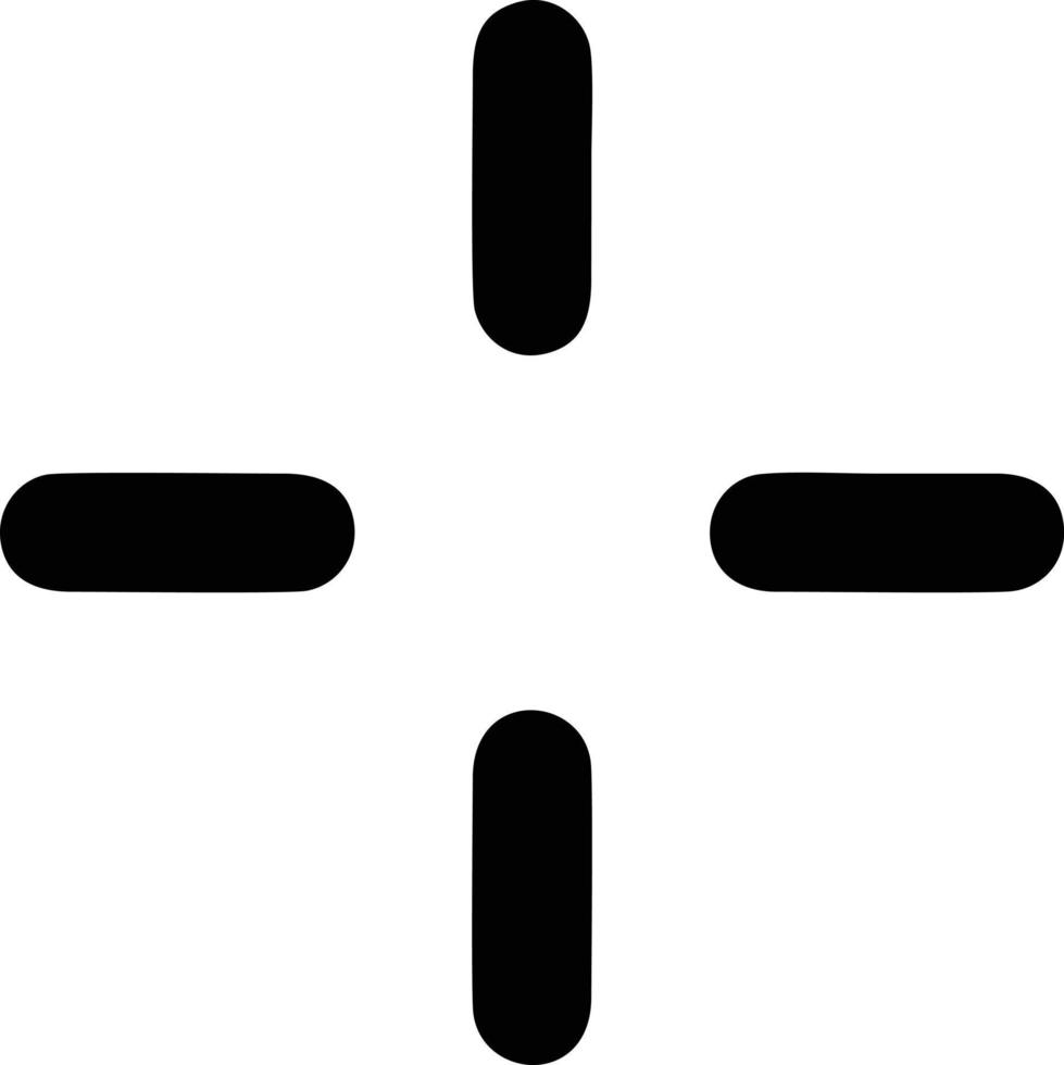 Ziel-Fokus-Symbol-Symbol-Vektorbild, Illustration des Erfolgsziel-Symbol-Konzepts vektor