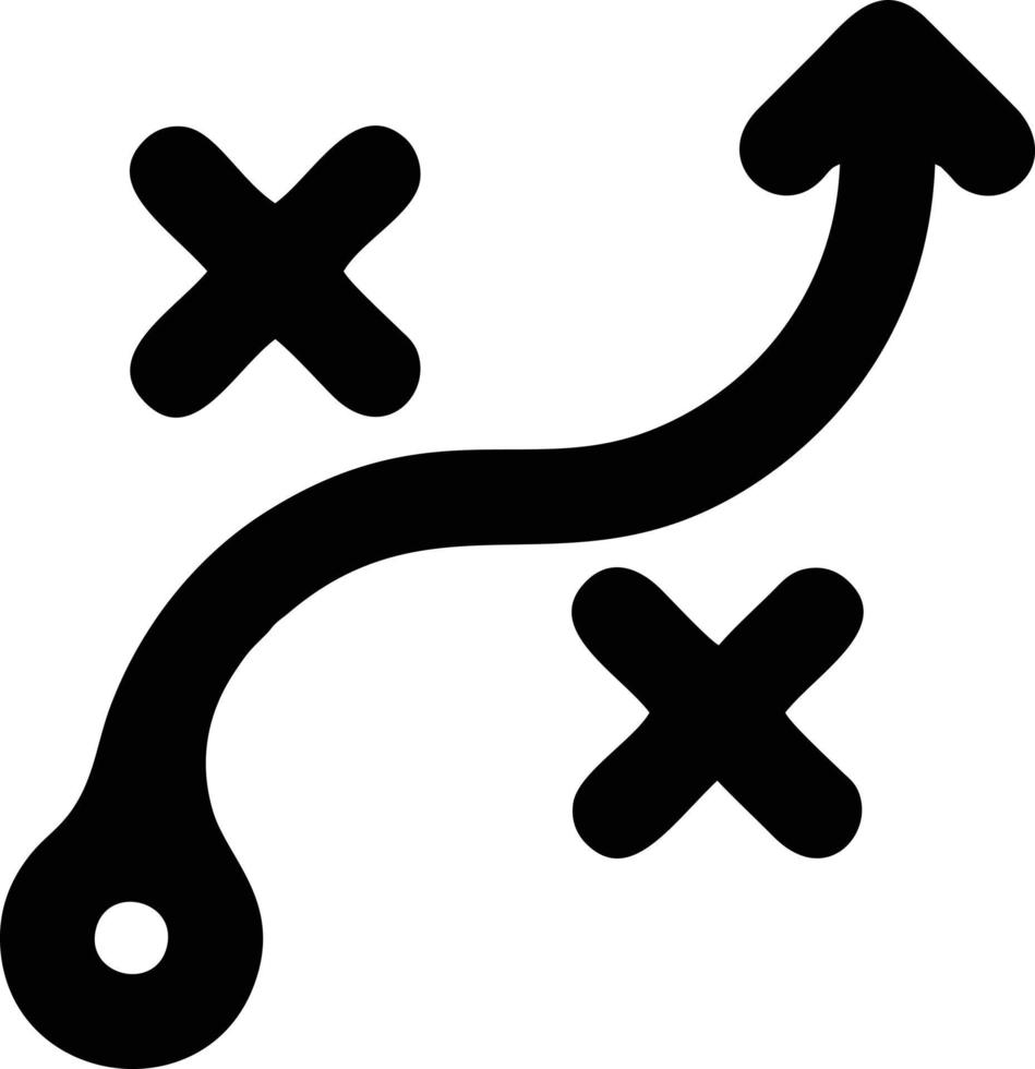 Ziel-Fokus-Symbol-Symbol-Vektorbild, Illustration des Erfolgsziel-Symbol-Konzepts vektor