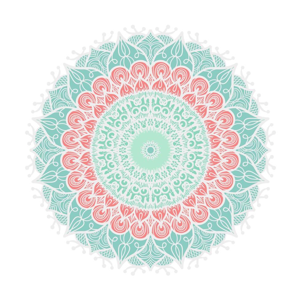 mandala linjemall vektor