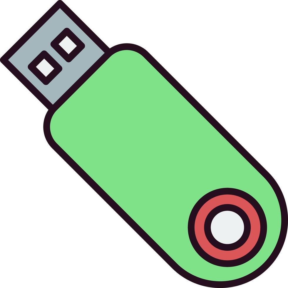 USB-Speichervektorsymbol vektor