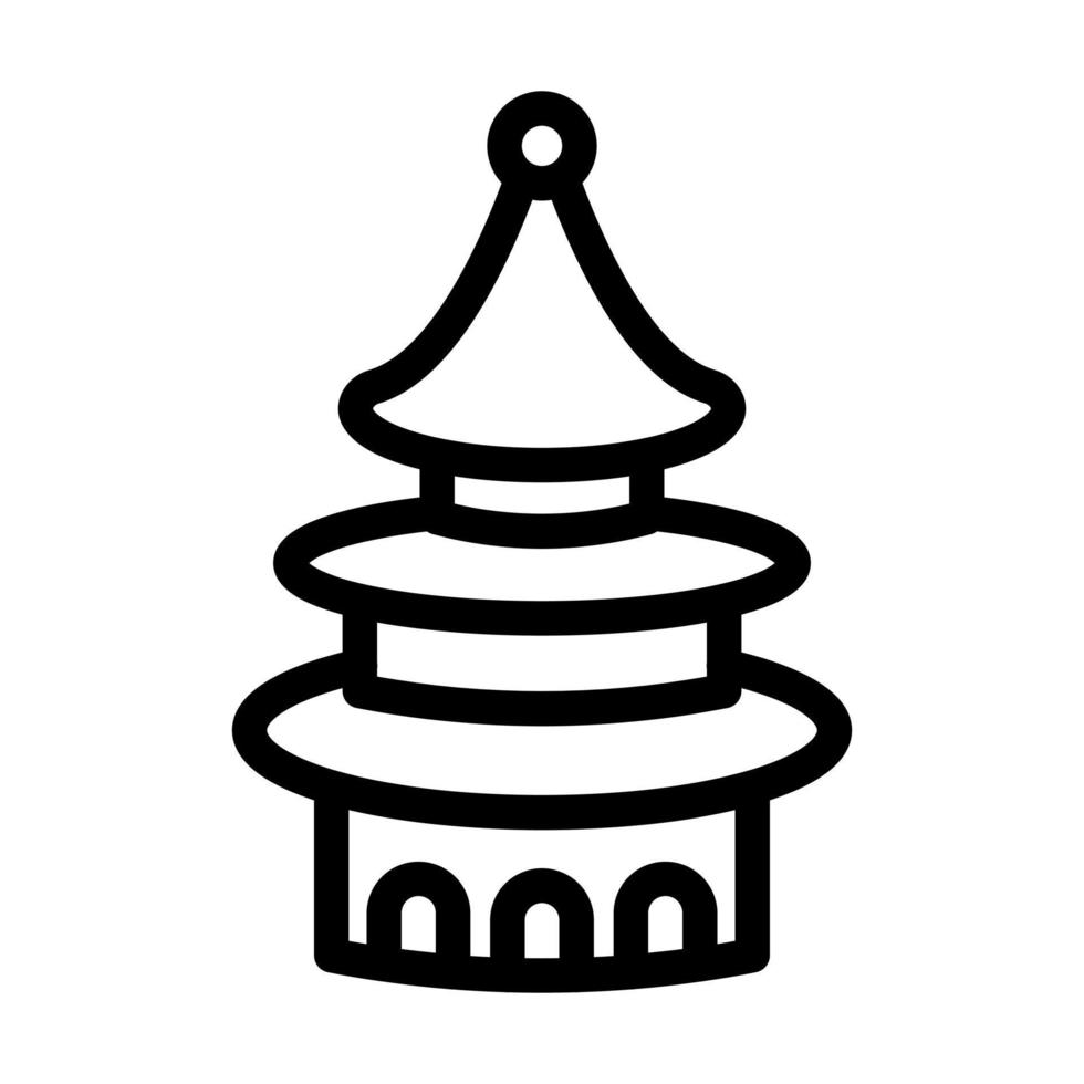 Tempel des Himmels Icon Design vektor