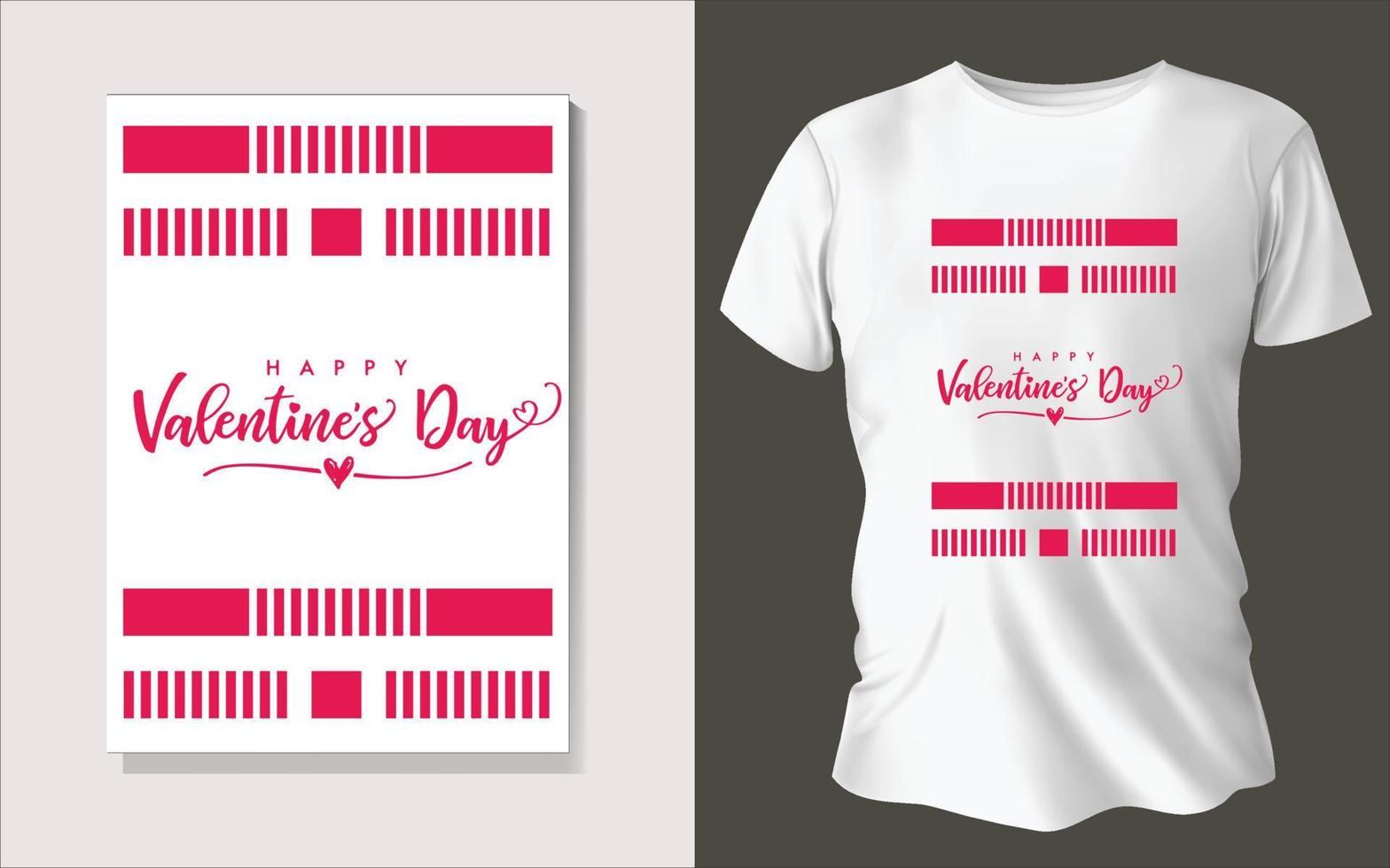 valentines dag särskild tee skjorta design vektor