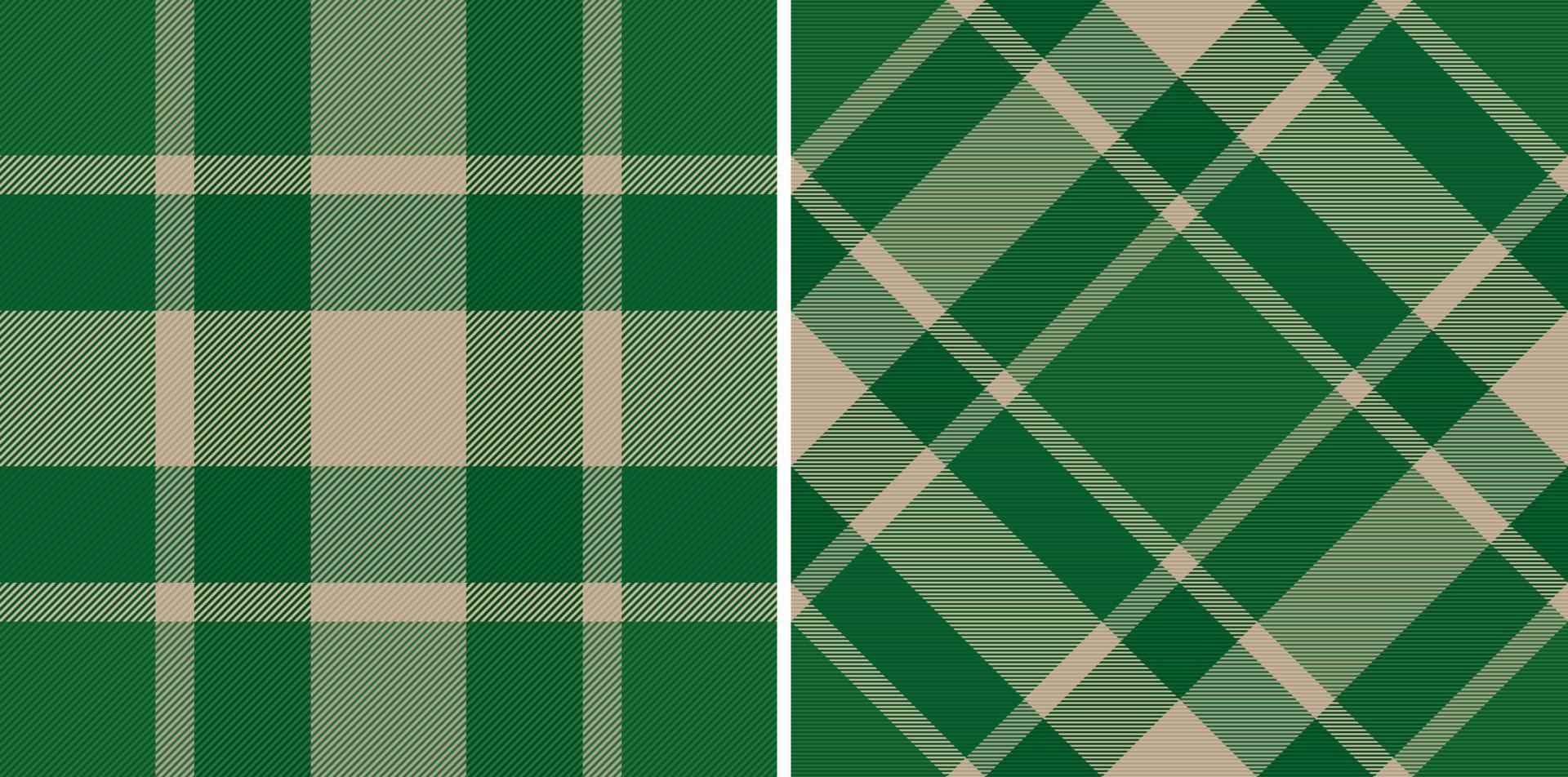 Kariertes Textil. Textur-Stoff-Vektor. Tartan-Muster nahtloser Hintergrund. vektor