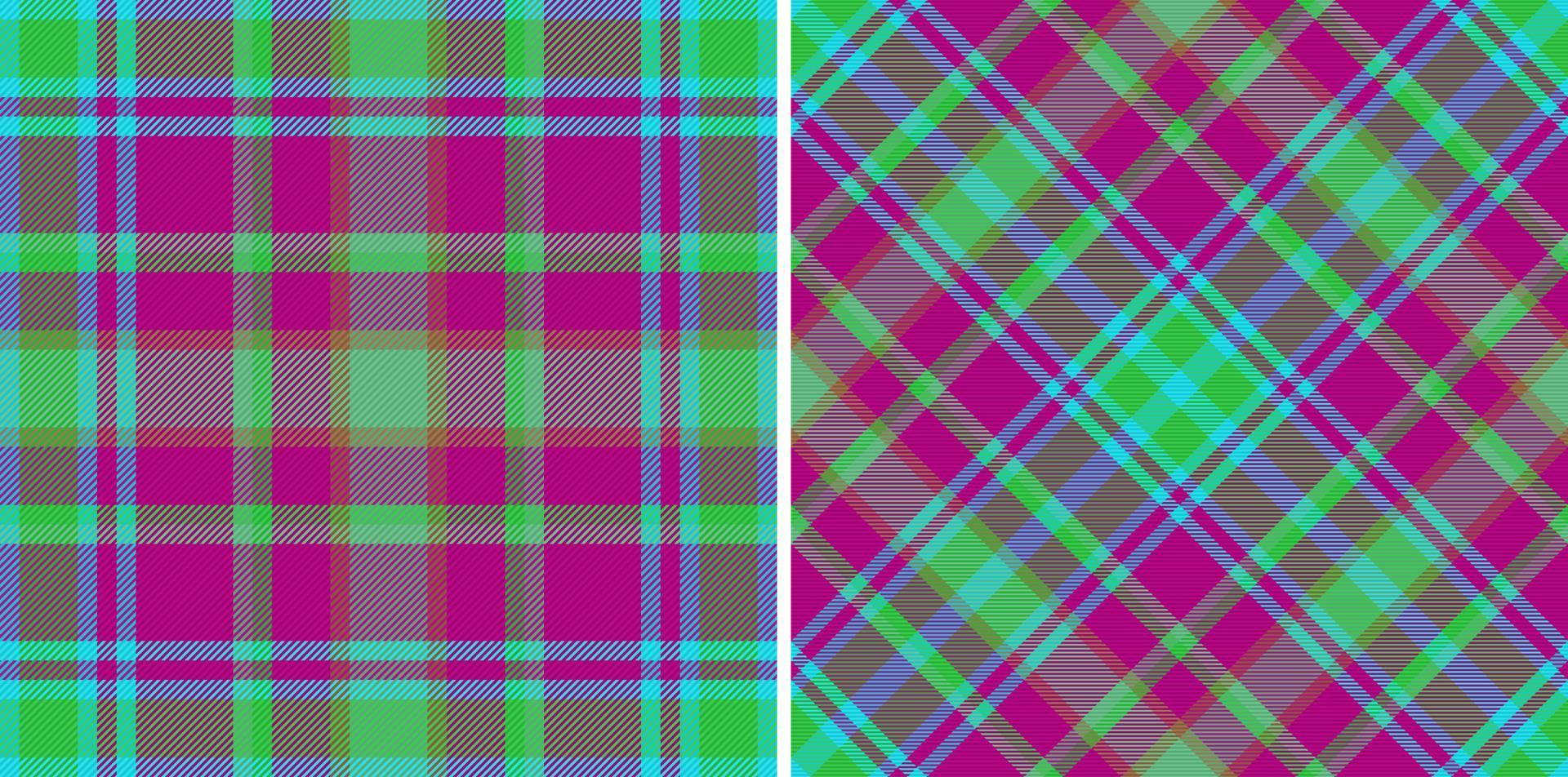 Textur-Vektor-Tartan. karierter Stoff nahtlos. Textilmuster mit Hintergrundmuster. vektor