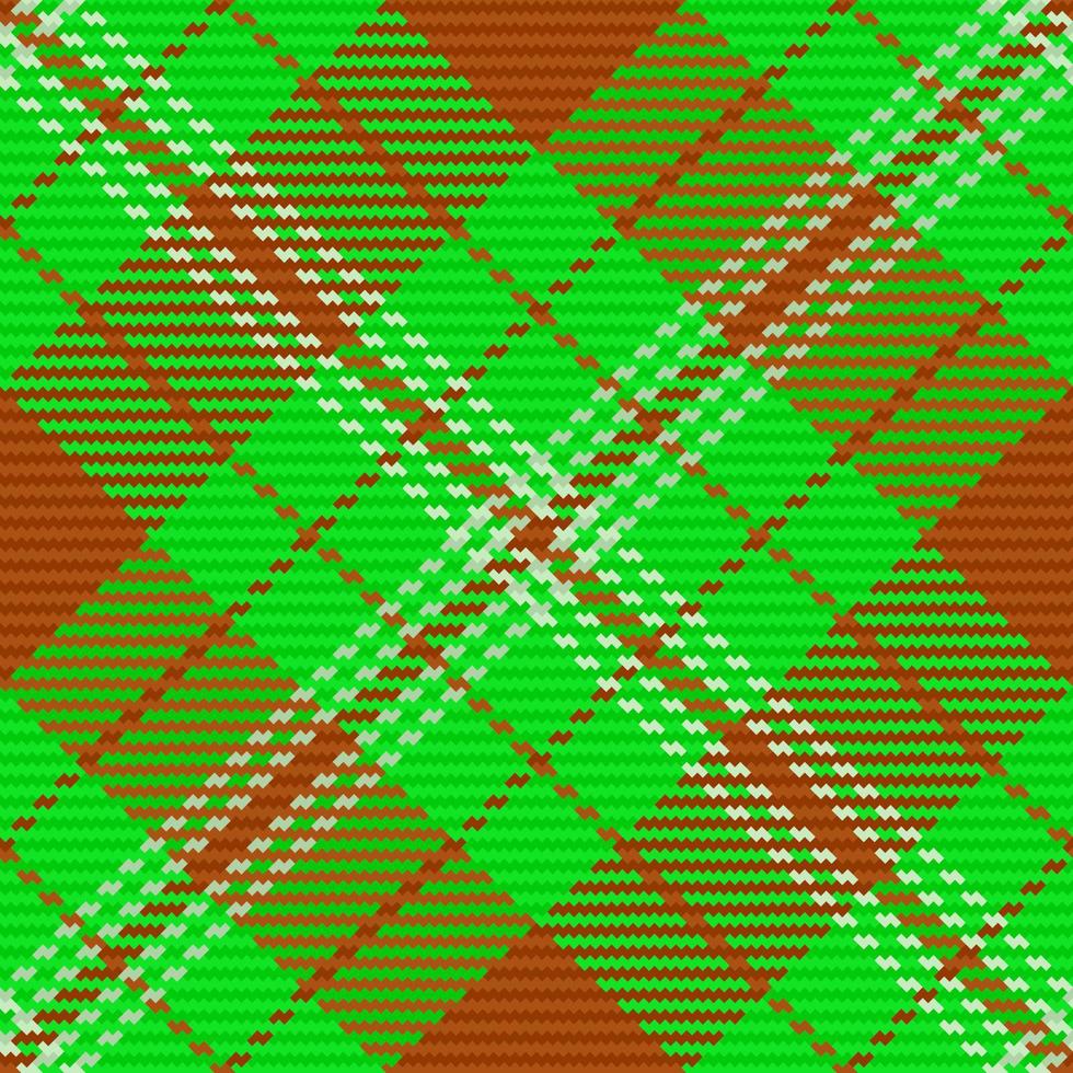 Stoff mit Karomuster. Nahtlose Check-Textur. Hintergrund Textil Tartan Vektor. vektor