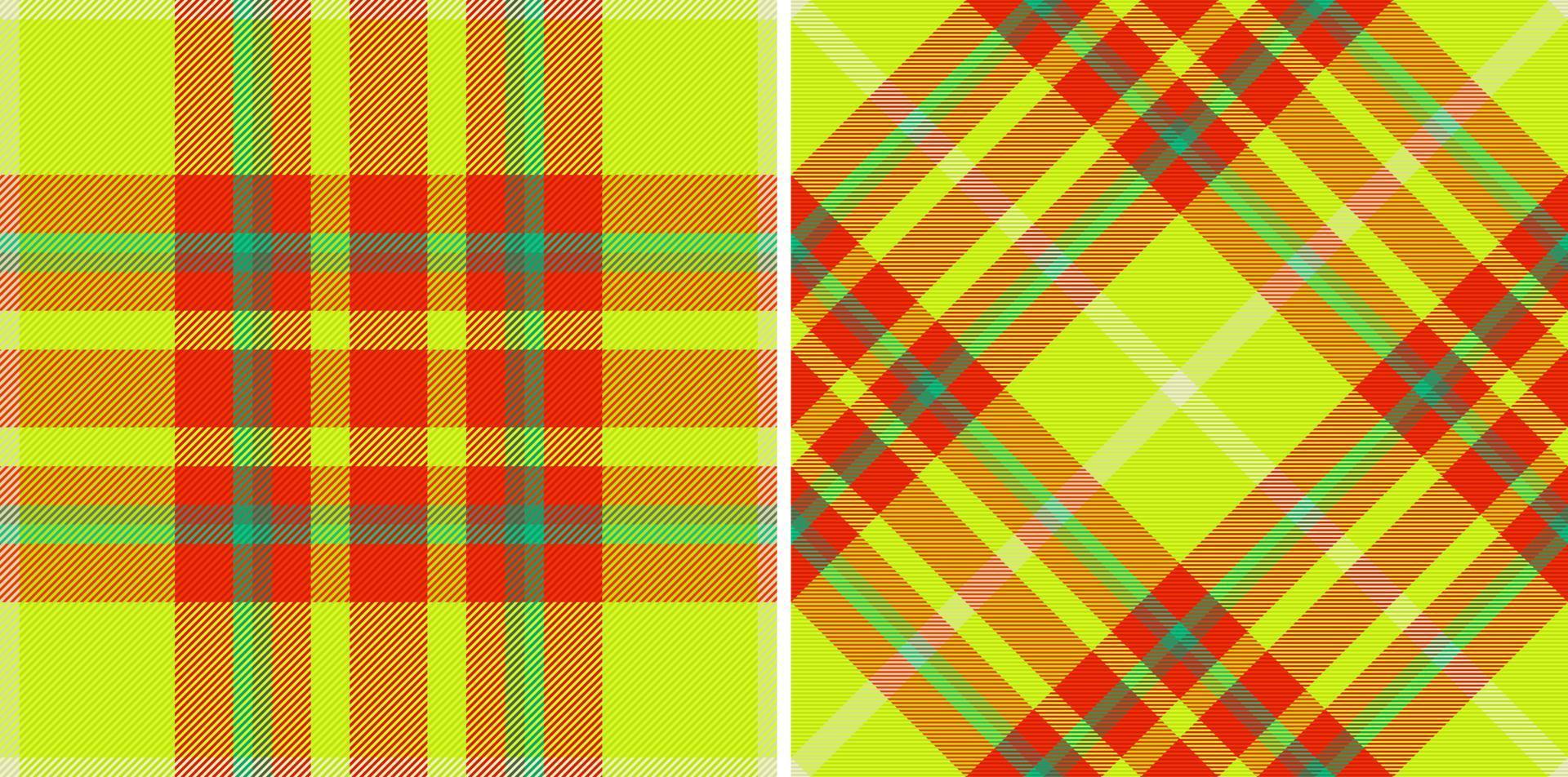 Karomuster nahtlos. Hintergrundmuster Textil. Tartan Stoff Textur Vektor. vektor