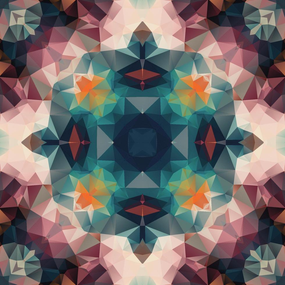 geometrisk mosaik- sömlös mönster design, upprepa textil- design, yta design. vektor