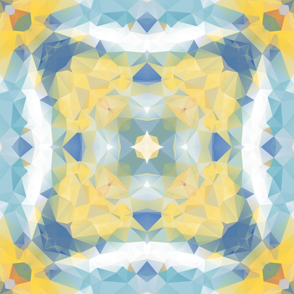 Polygonales Mosaik nahtloses Musterdesign, wiederholendes Textildesign, Oberflächendesign. vektor