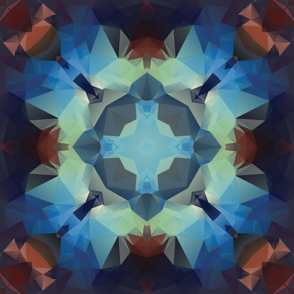 geometrisches Mosaik nahtloses Musterdesign, wiederholendes Textildesign, Oberflächendesign. vektor