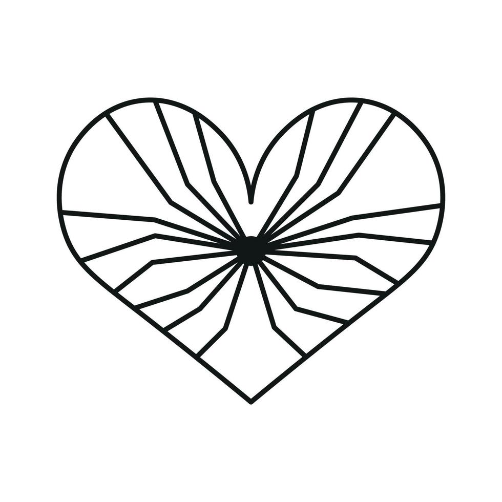 vektor illustration av hjärta