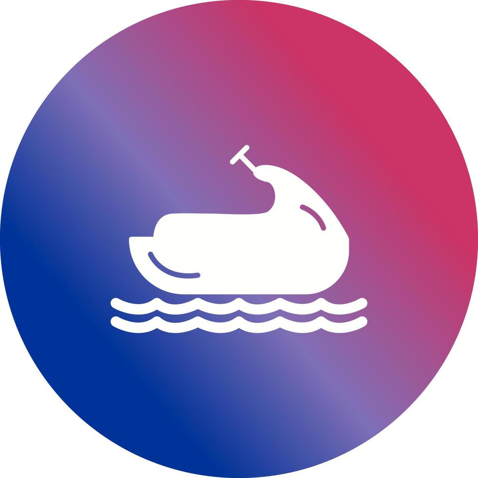 Jet-Ski-Vektorsymbol vektor