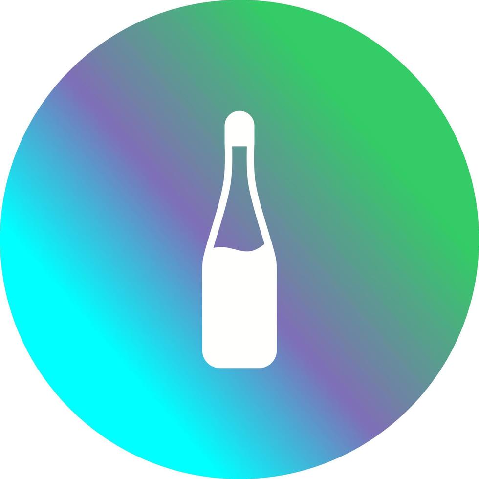 champagne flaska vektor ikon